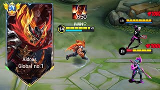 ALDOUS NEW BEST BUILD FOR DAMAGE HACK | MOBILE LEGENDS