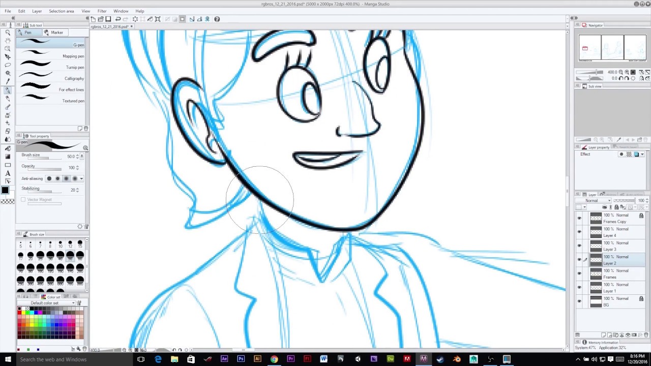 Time Lapse Drawing with Creator Commentary of RGBros Manufracturing