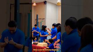 Mc Birthday Bandung Jakarta Bali Indonesia -- Ricky Luven -- Prosesi Potong Kue and Tiup Lilin Opung
