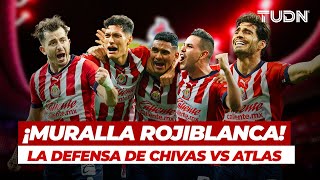 ¡HEROES ROJIBLANCOS! Las jugadas defensivas que SALVARON a las Chivas de perder con Atlas | TUDN