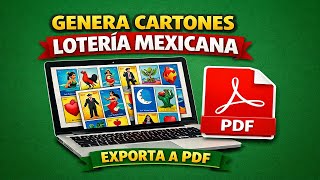 Generate Mexican Lottery Cards and export to PDF
