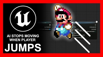 UE4 - AI Stops Moving When Player Jumps - HOW TO FIX