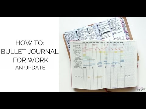 Work Bullet Journal Set Up » Polkadotparadiso