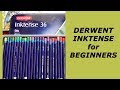 Derwent Inktense pencils. Advices for beginners / Adultcoloring