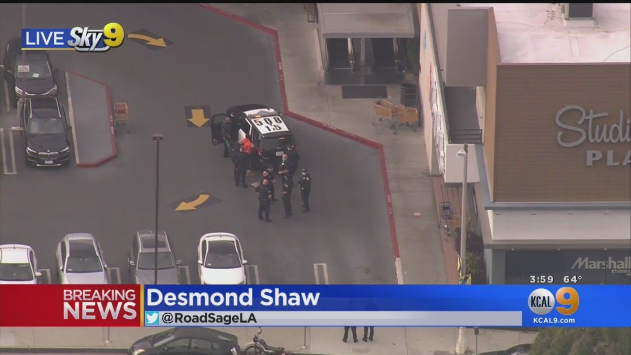 Pursuit Suspect In Custody After Driving Into Studio City Parking ...