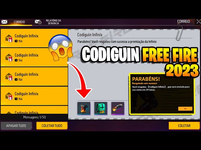 Codiguinho Infinix Free Fire - Free Fire - Outros - GGMAX