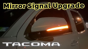 2016+ Tacoma LED Sequential Mirror Turn Signal Upgrade DIY