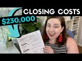 $235,000 House Closing Costs | Mortgage Closing Costs Explained On Buying A House