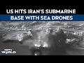 US-Iran War | US Strikes Iranian Submarine Centre Using Sea Drones For First Time