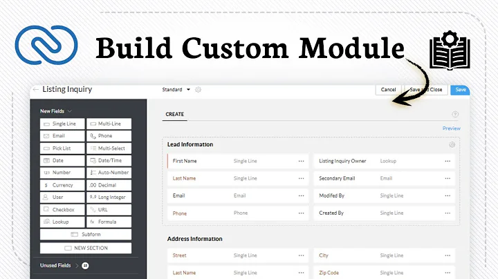 How to Create a Custom Module in Zoho CRM