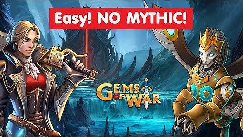 Gems of War Hell Gate Faction Assault Delve team! Easy, best strategy!