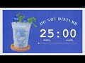 25/5 Pomodoro Timer – Epic Spectrum Lofi & Butterfly Pea Flower Latte 🥤