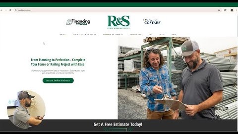 How To Fill Out Your Free Fence Estimate Form With R&S
