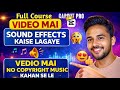 VEDIO MAI NO COPYRIGHT SOUND EFFECT KAISE LAGAYE ✅ || HOW TO NO COPYRIGHT MUSIC ON YOUTUBE manoj Dey