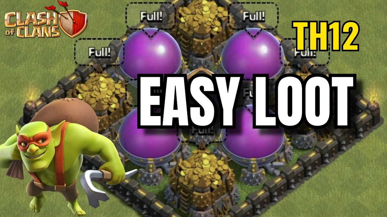 TH12 Farming Army That Prints Loot