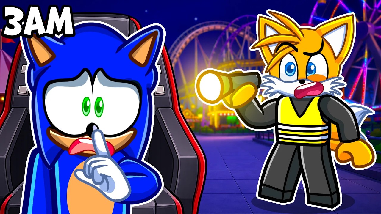 We Spent 24 Hours OVERNIGHT In An AMUSEMENT PARK..