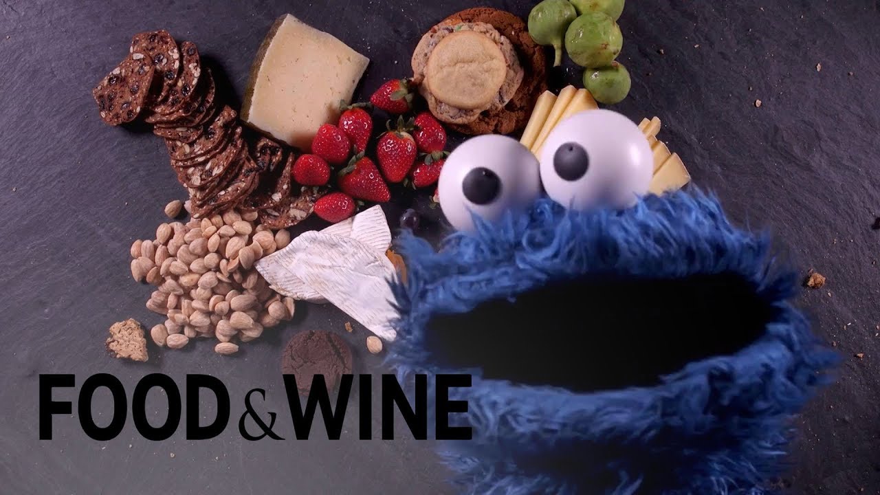 Cookie Monster Shows Us How to Make a "Char-cookie-rie Board" | Food & Wine