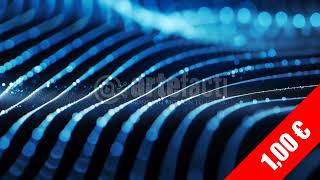 Shimmering Blue Data Waves – Abstract Background Stock Footage (HD)