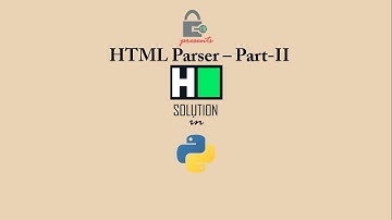 HTMLParser Part2 | HackerRank | Python Solution
