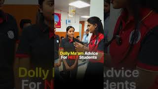 Dolly mam Advice For NEET Exam💯 #neet #nta #pw #viralshorts #cbse