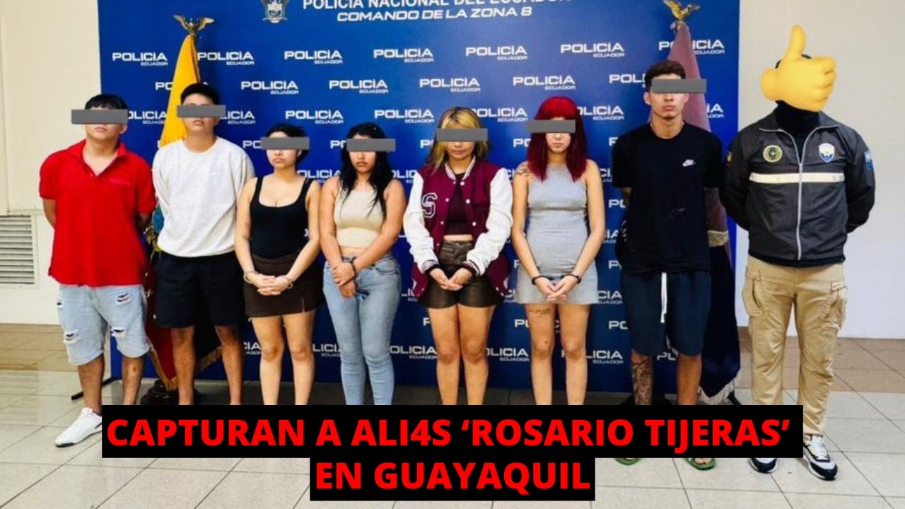 Capturan a 'Rosario Tijeras', segunda al mando de la banda 'Mafia Glen' en Guayaquil