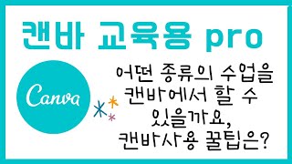 Canva/캔바/수업 적용과 사용꿀팁