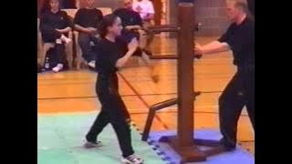 Female Wing Chun Master Level 10 Wooden Dummy