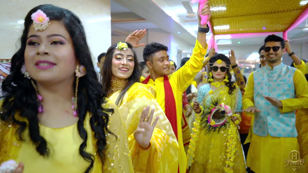 Holud Entry !! Anup & Upoma !! A Wedding Film By Himel Photography