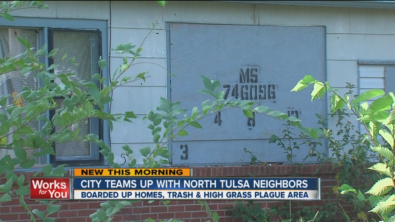 City of Tulsa working to clean up N. Tulsa YouTube
