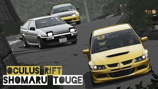 Shomaru Touge - Civic, AE86 & EVO 8 Mountainpass Run | Assetto Corsa VR Gameplay [Oculus Rift]