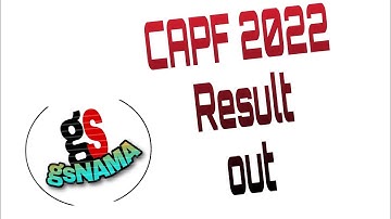 UPSC CAPF 2022 result #upsc #capfresult