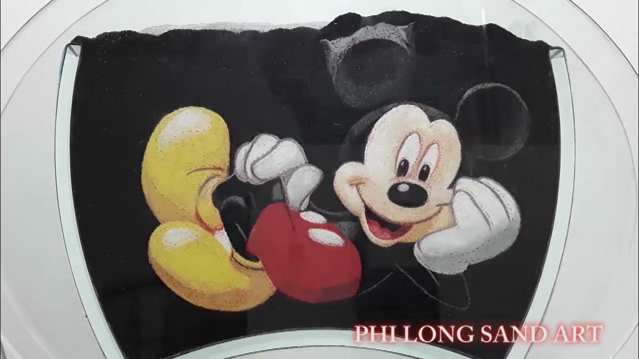 Mickey Mouse Sand Painting Sand Art Vietnam YouTube