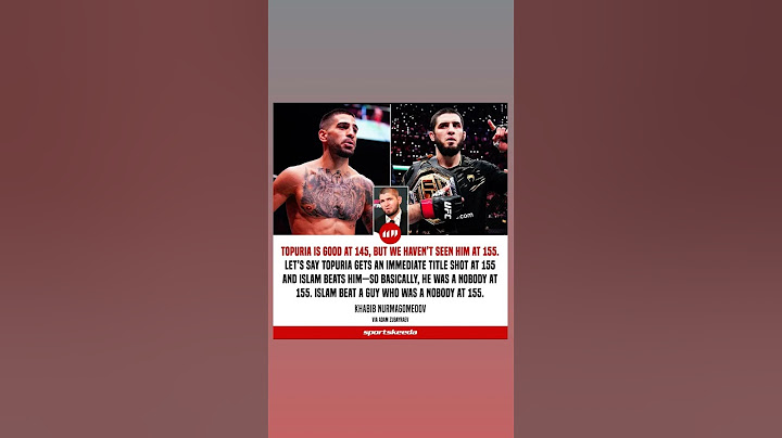 Khabib Thoughts On Islam VS Ilia 😶