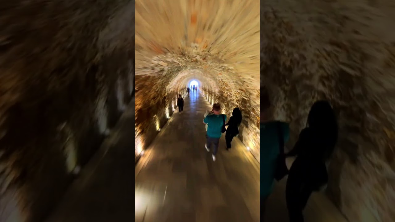 Inside The Panathenaic Stadium Tunnel Historic Olympic Stadium Athens Greece Greek Tourist Location