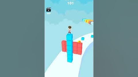 Cube stacker 3D Game level 101 #short