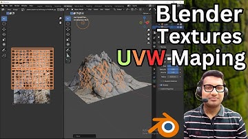 How To Texture Landscape with UVW maping | Blender Tutorial for Beginners