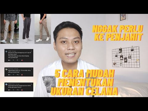 5 CARA MUDAH MENENTUKAN UKURAN CELANA TANPA KE PENJAHIT | WAJIB NONTON SEBELUM BELI CELANA DI OLSHOP