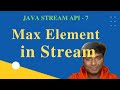 Maximum Element in Stream of Integers | java | 2022