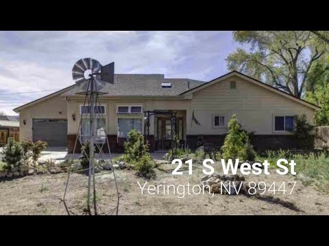 21 S West St, Yerington, NV home video tour