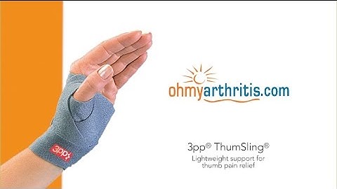 How to Wear the 3pp® ThumSling® for Thumb Arthritis - Oh My Arthritis