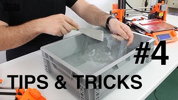 Cleaning of the print glass - Tips and Tricks #4