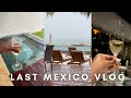 Mexico vlog grand velas bad romance challenge meal  wine tasting at cocina  mykela lee