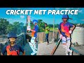 First net practice  solo cricketer