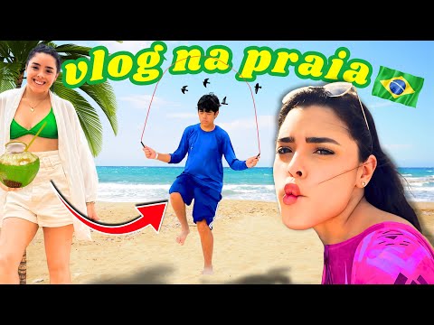 BEACH VLOG! Just Because Traveling with the FAMILY (Milla & Milly)