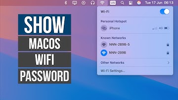How to find your Mac Wifi Password in macOS