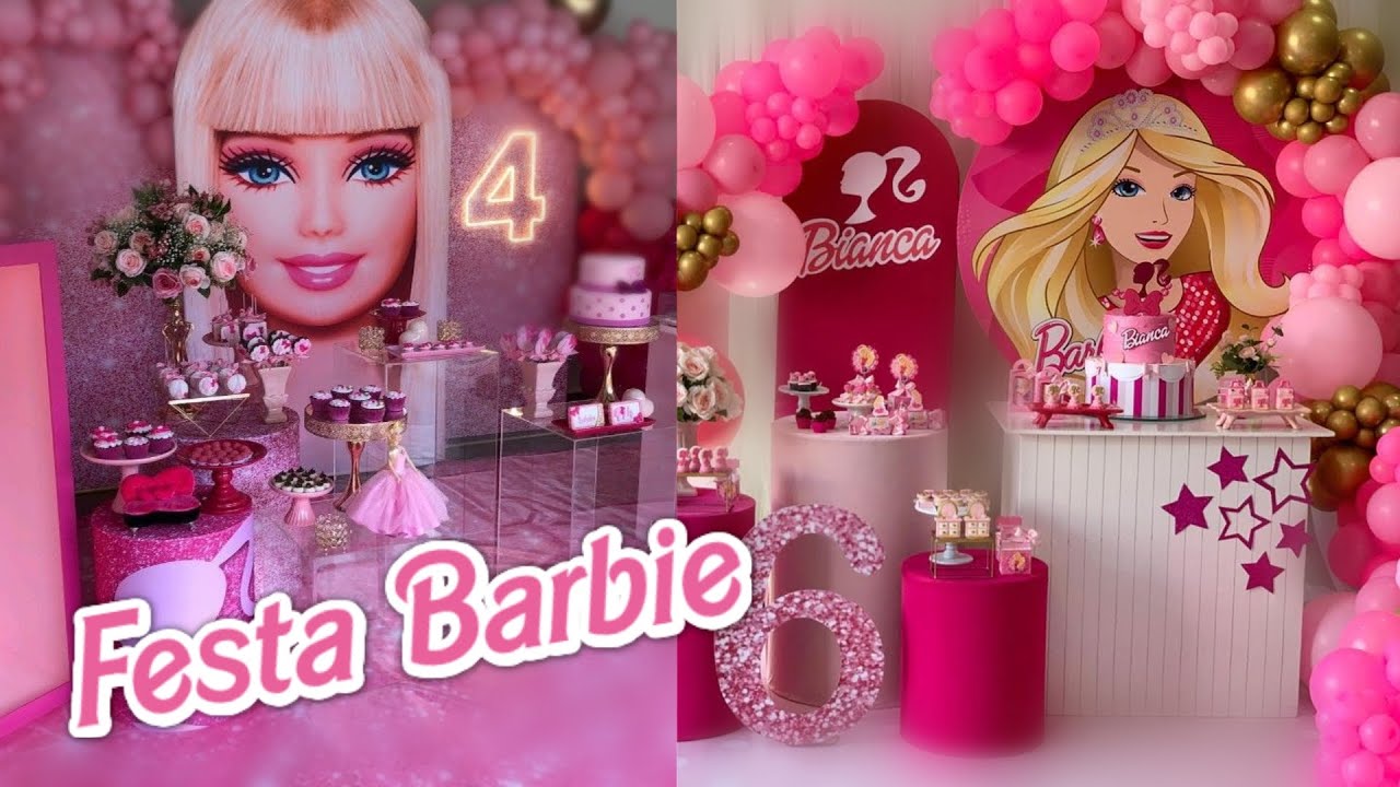 Decoração de Festa da Barbie em Oferta