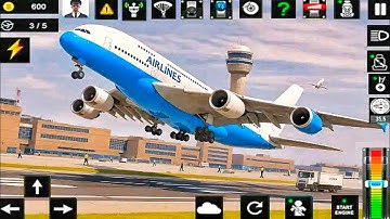 New Air Planes Pilot 3D || Airplane Flight Simulator - Best Flight Driver Game - Android Gameplay