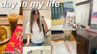 VLOG☕️🤍💌: simple day in my life, reading vlog, studying, amazon haul, ditl✨