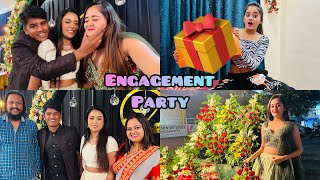 Engagement Ceremony 💍 Party Of Vishnupriya & And Christmas Gifts Unboxing | Bindass Kavya Vlogs