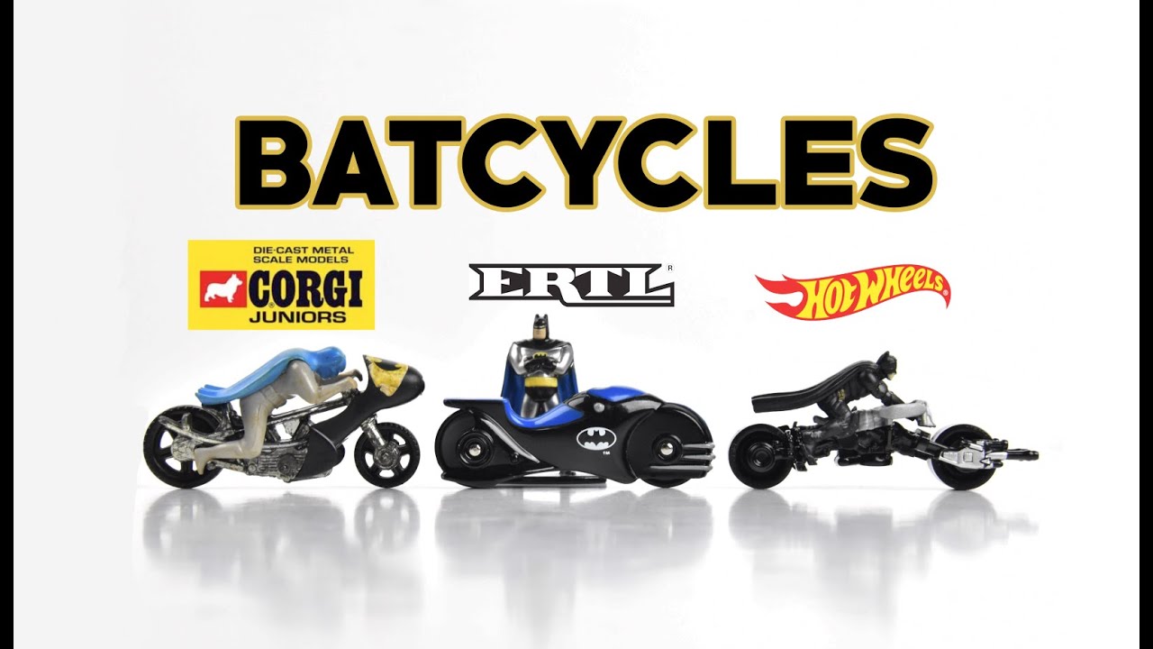 The Dark Knight Rides: Batman's Batcycles from Corgi, Ertl & Hot